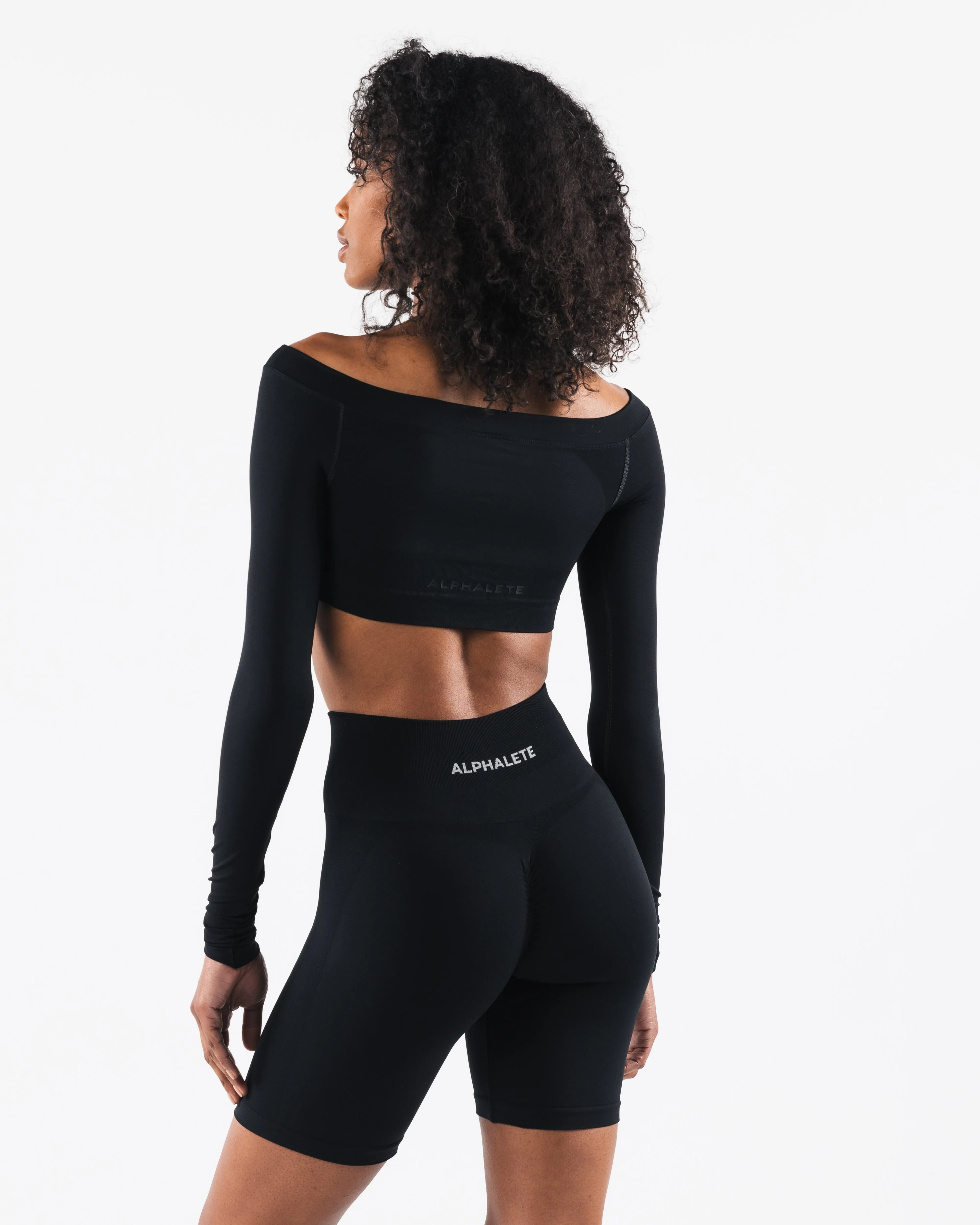 Amplify Halley LS - Black Alphalete Athletics