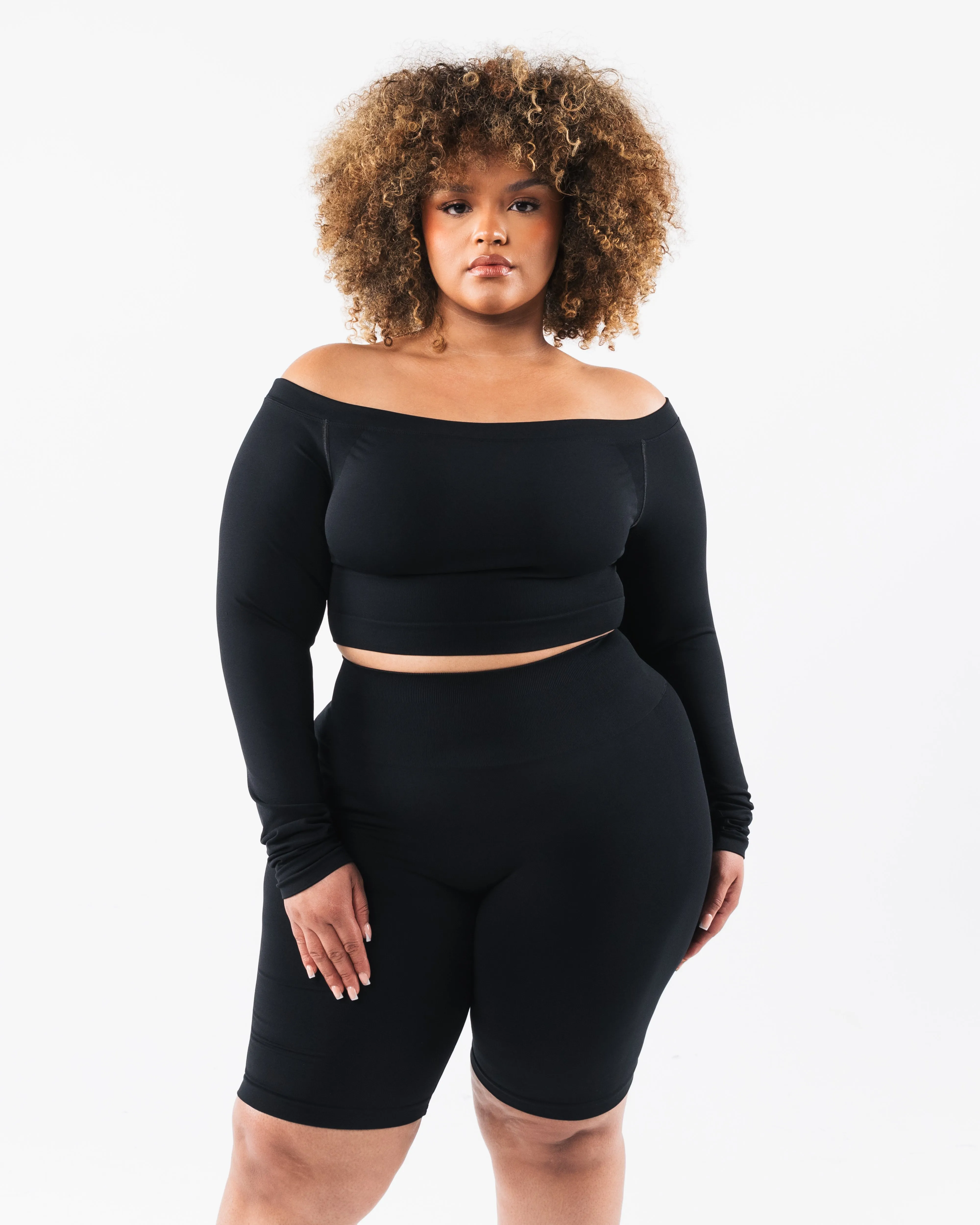 Amplify Halley LS - Black Alphalete Athletics