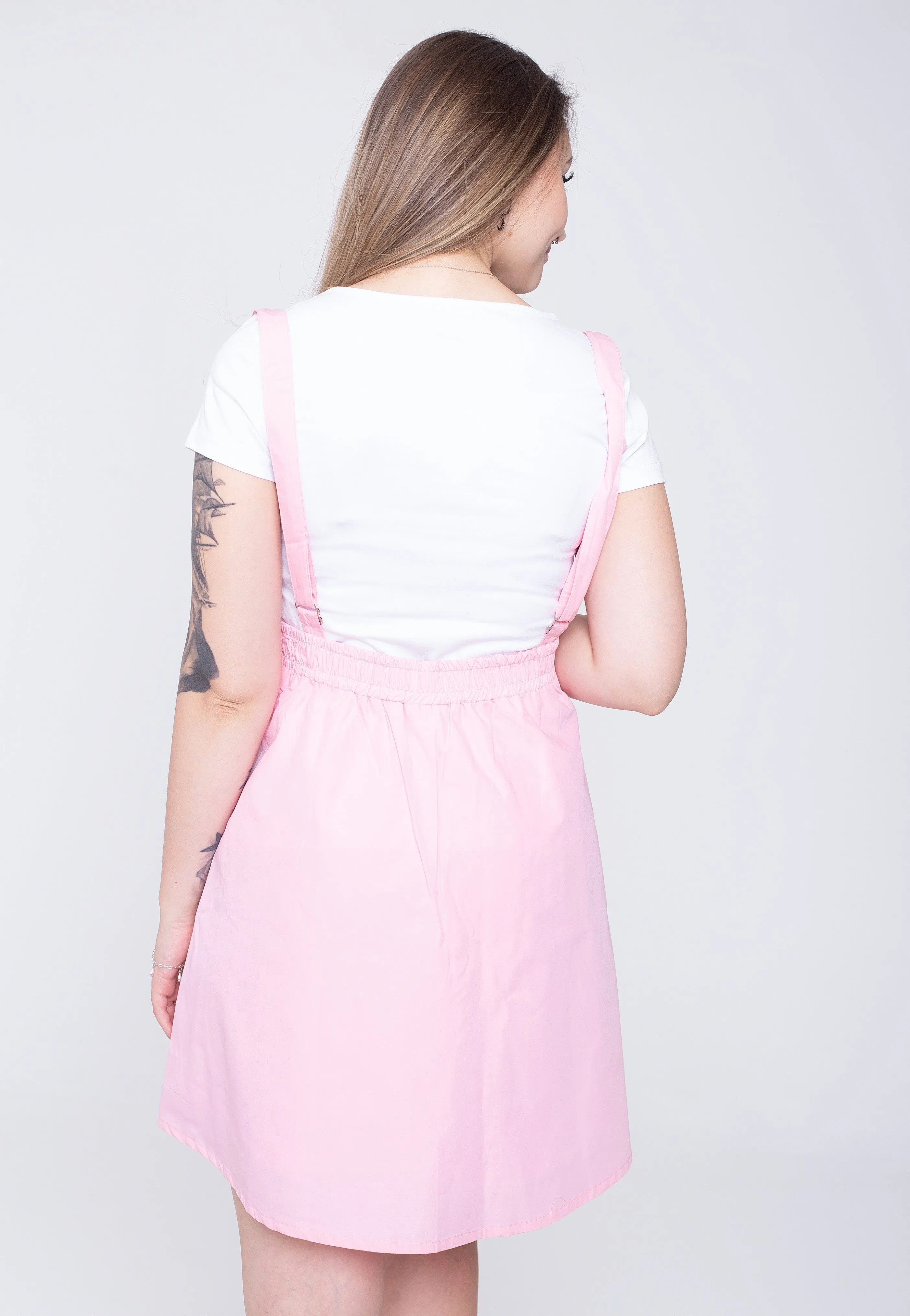 Aristocats - Marie Shirt & Skirt Set White Light Pink - Dress