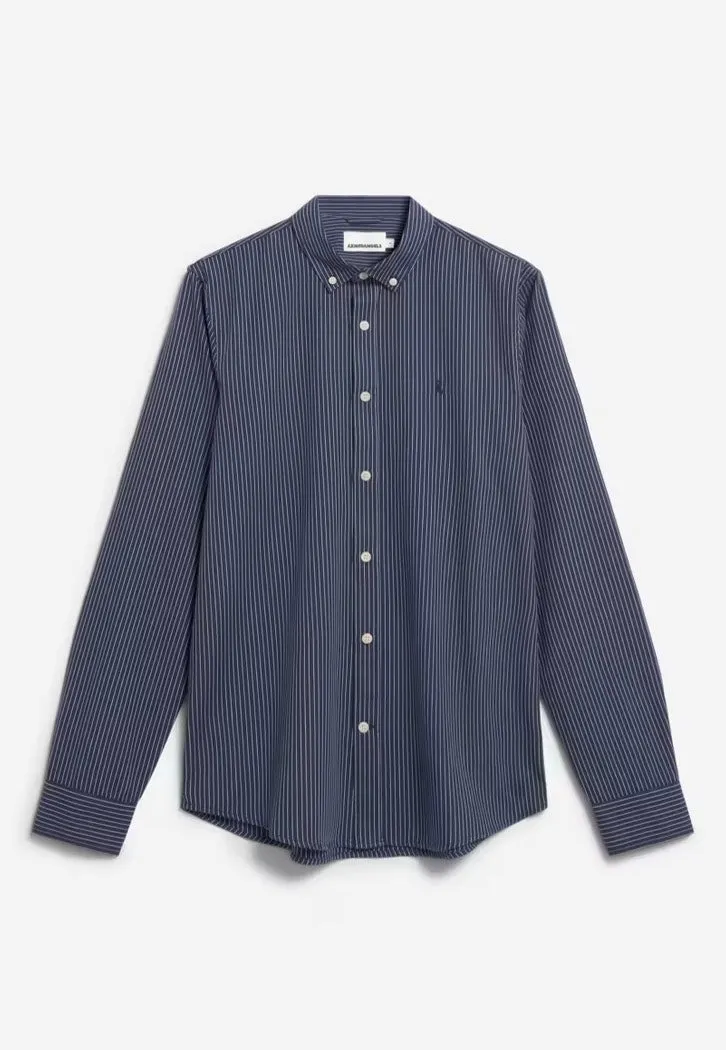 Armedangels - Quaasa Stripes Night Sky/White - Shirt