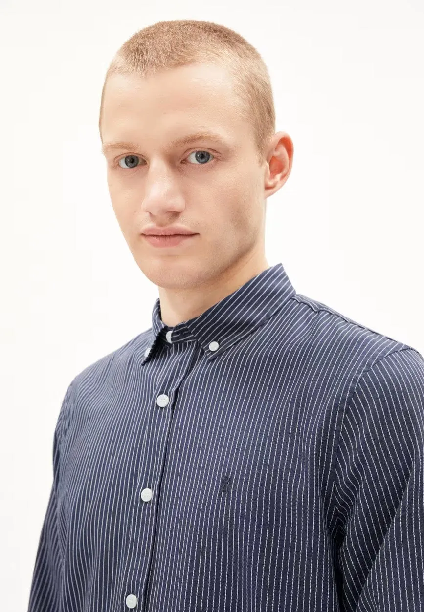 Armedangels - Quaasa Stripes Night Sky/White - Shirt