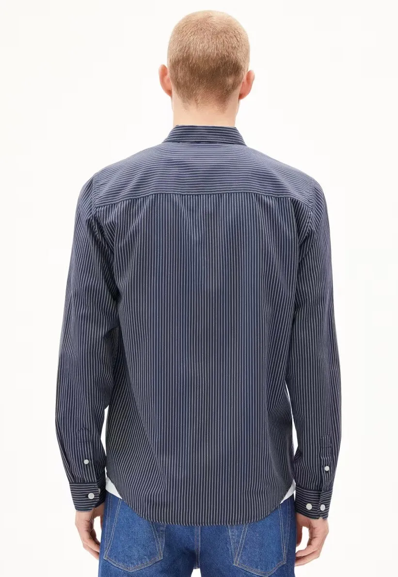 Armedangels - Quaasa Stripes Night Sky/White - Shirt