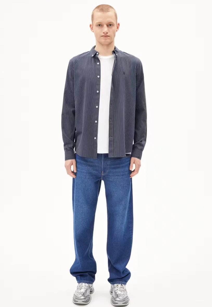 Armedangels - Quaasa Stripes Night Sky/White - Shirt