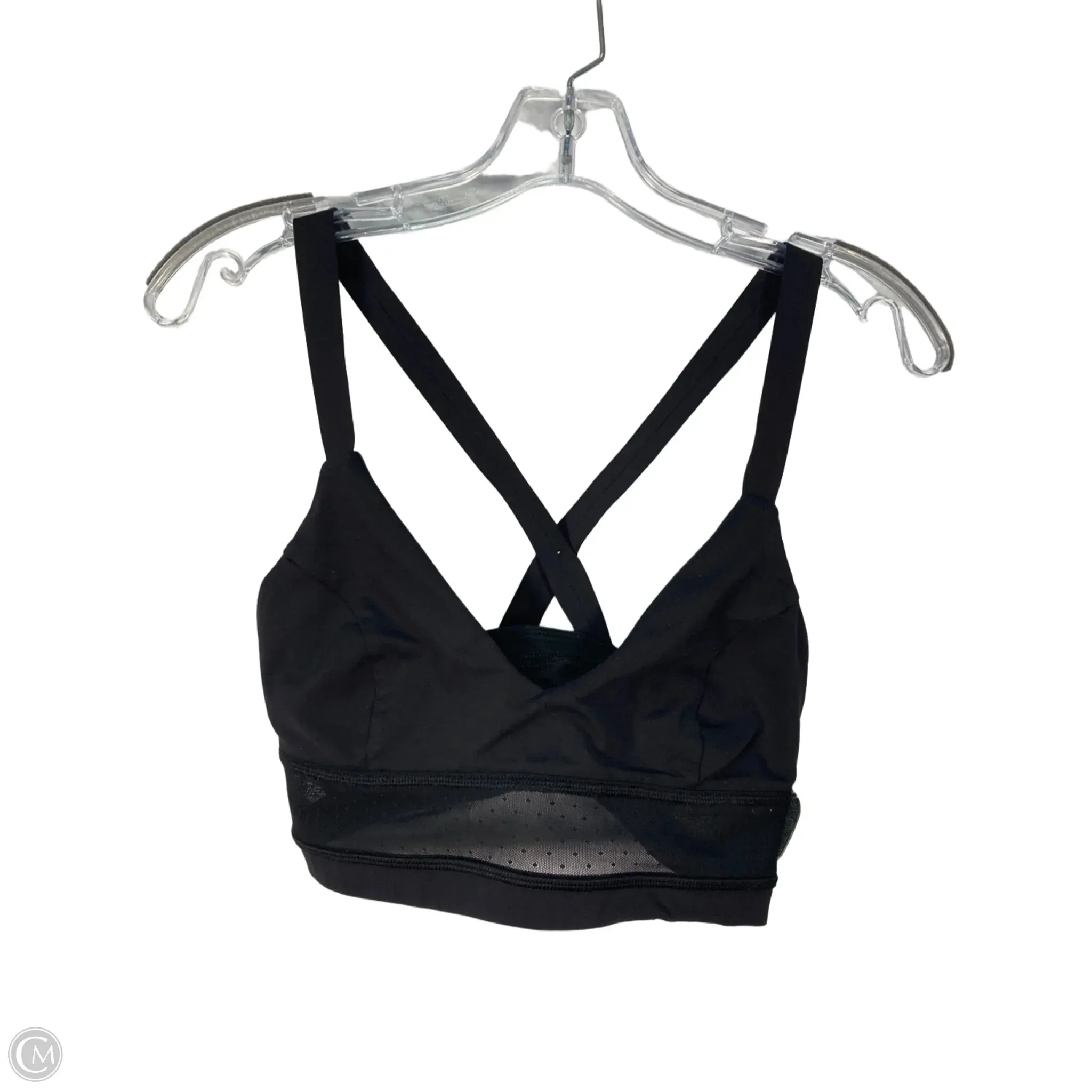 Athletic Bra By Lululemon In Black, Size: M