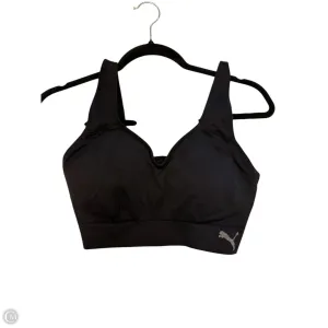 Athletic Bra By Puma In Black, Size: L