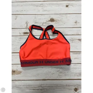 Athletic Bra By Under Armour In Coral, Size: M