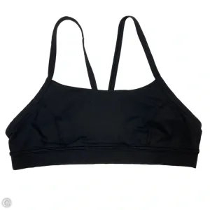 Athletic Bra Designer By Lululemon In Black, Size: S