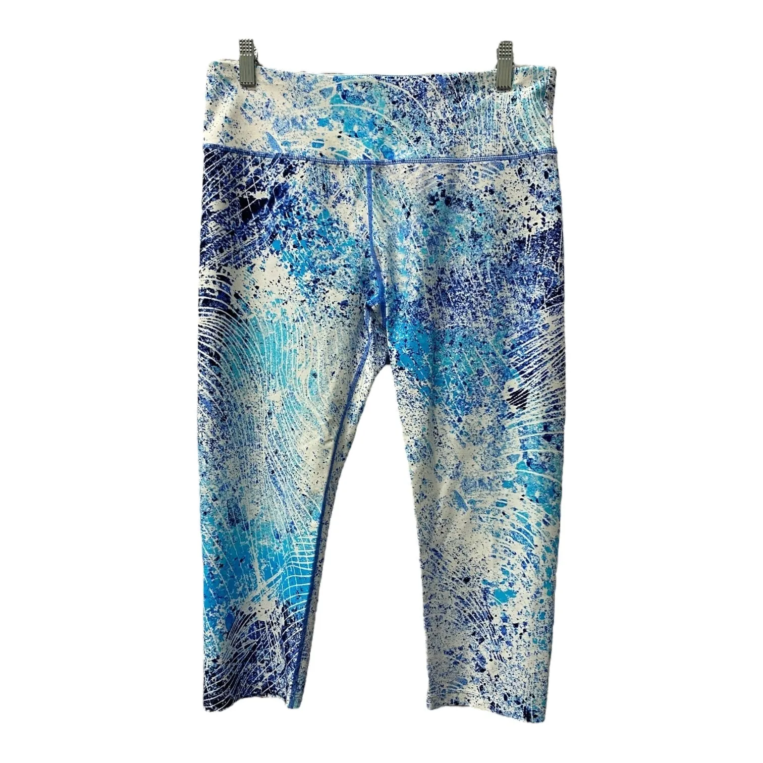Athletic Capris By Calvin Klein In Blue, Size:Xl