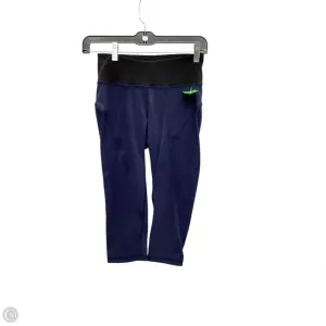 Athletic Capris By Lululemon In Blue, Size: 4