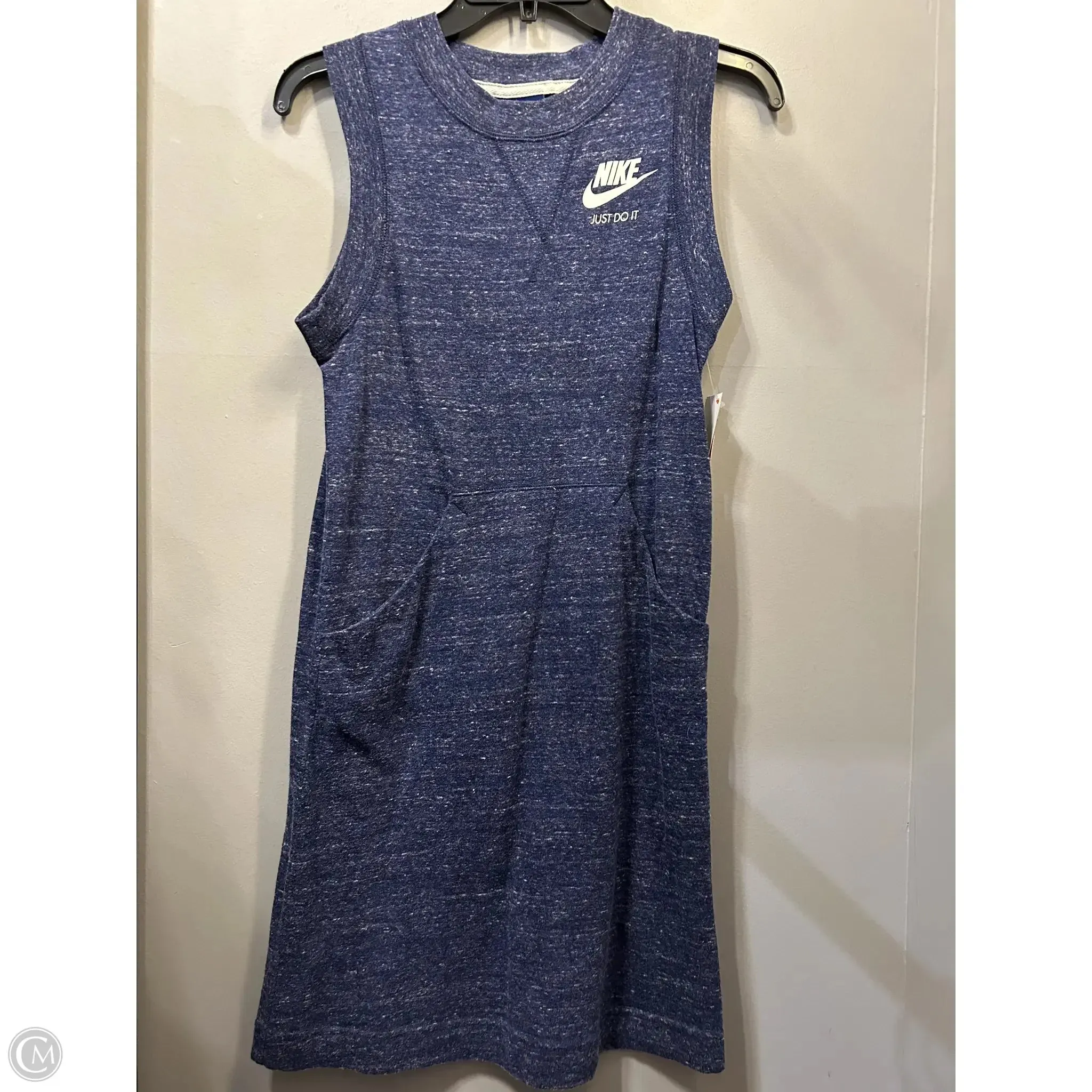 Athletic Dress By Nike In Blue, Size: Xs