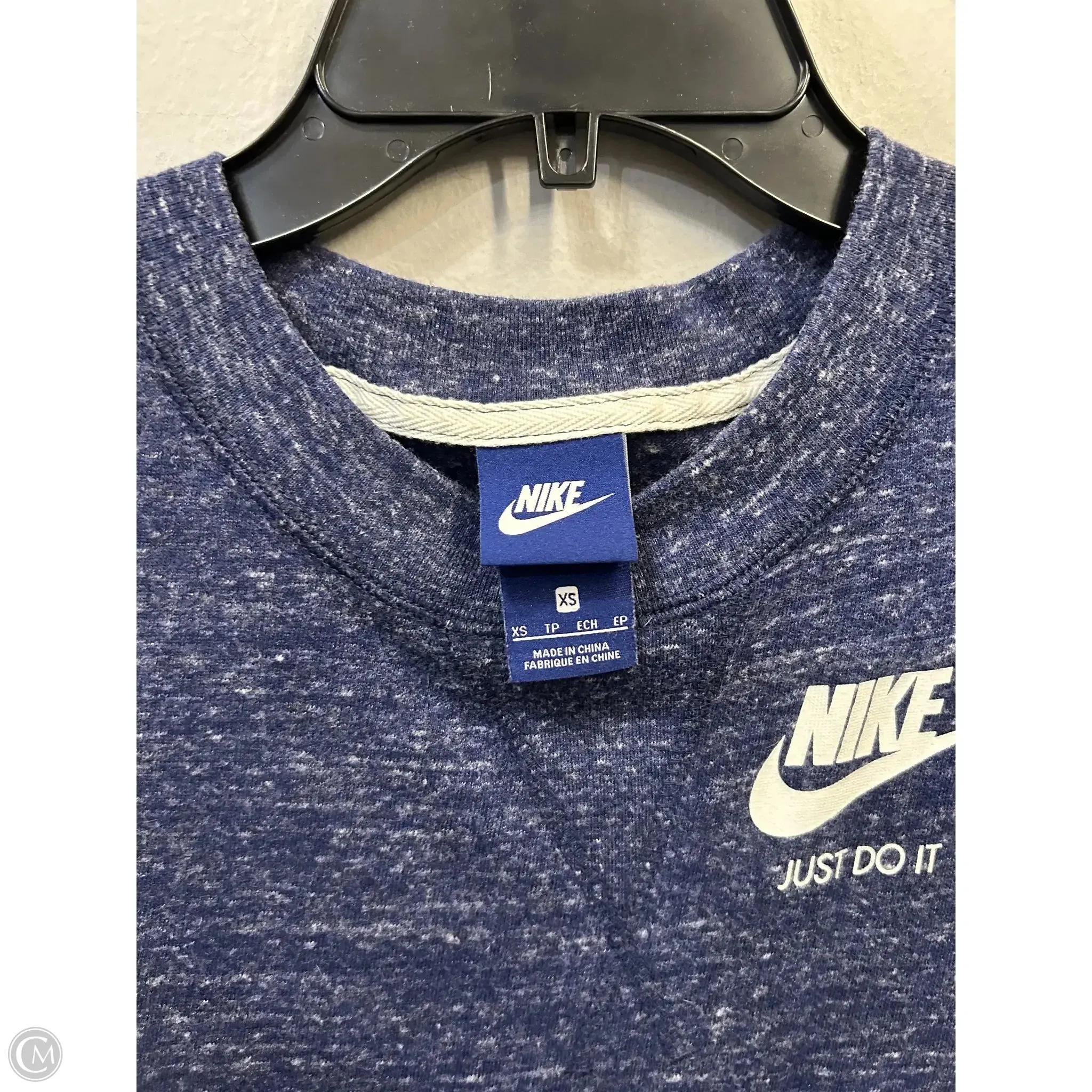 Athletic Dress By Nike In Blue, Size: Xs