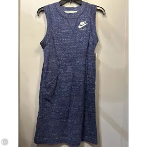 Athletic Dress By Nike In Blue, Size: Xs