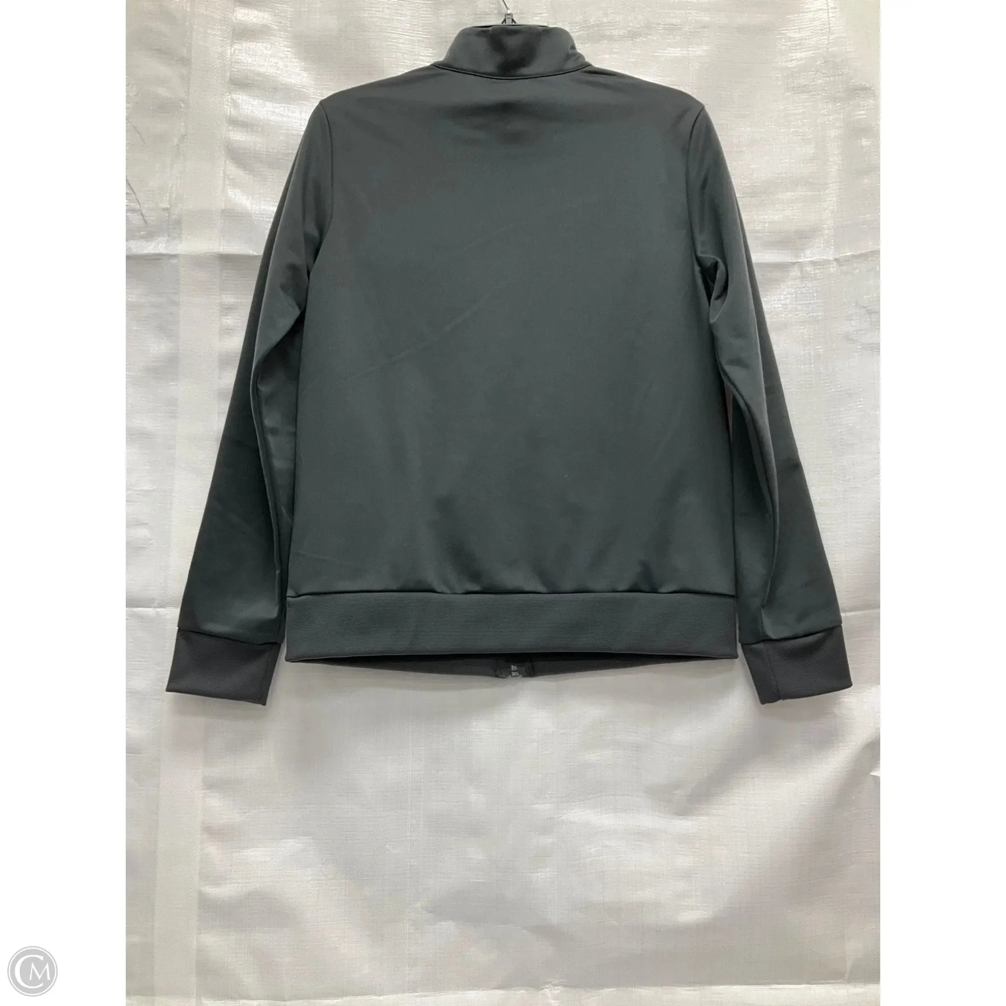 Athletic Jacket By Adidas In Grey & Pink, Size: M