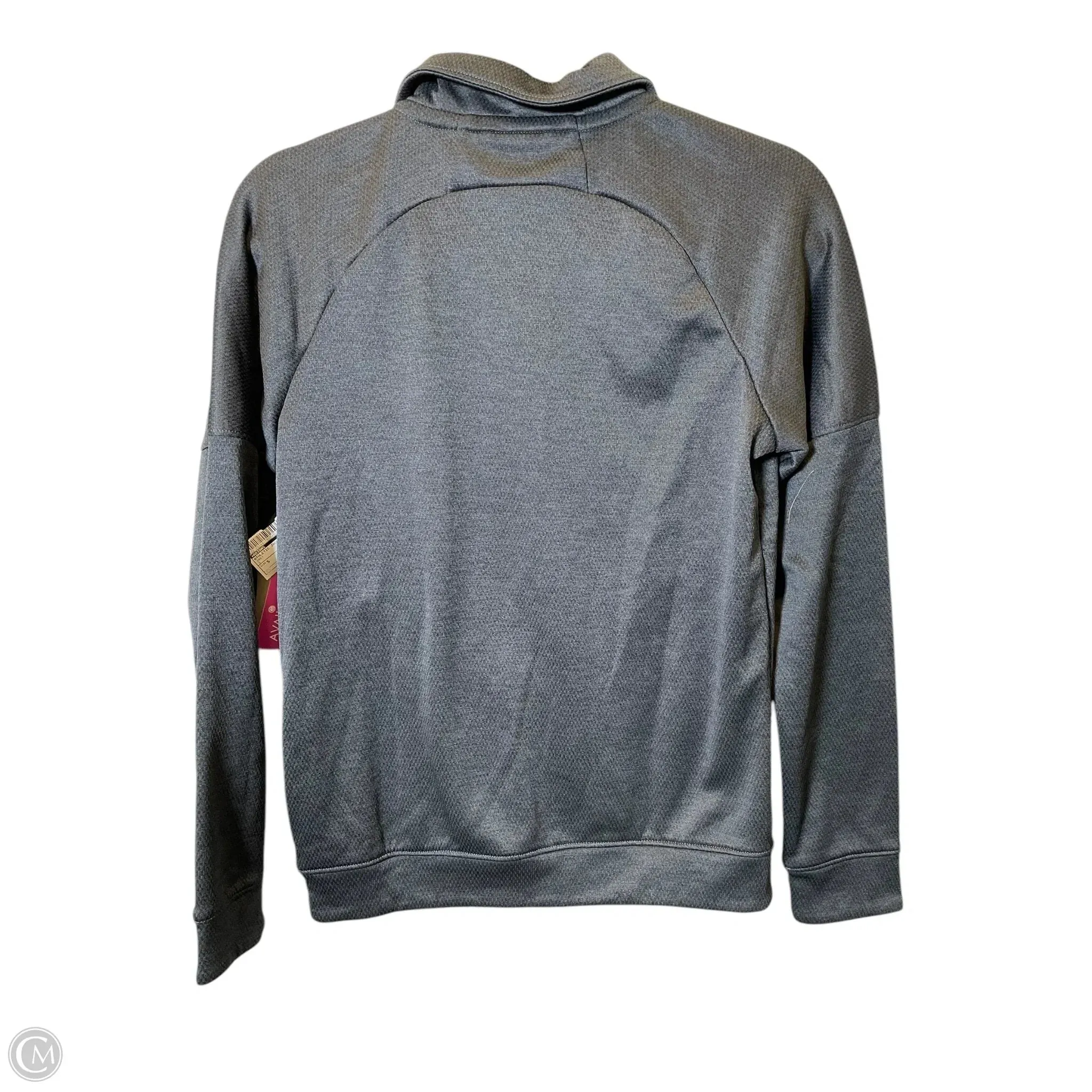 Athletic Jacket By Adidas In Grey, Size: S