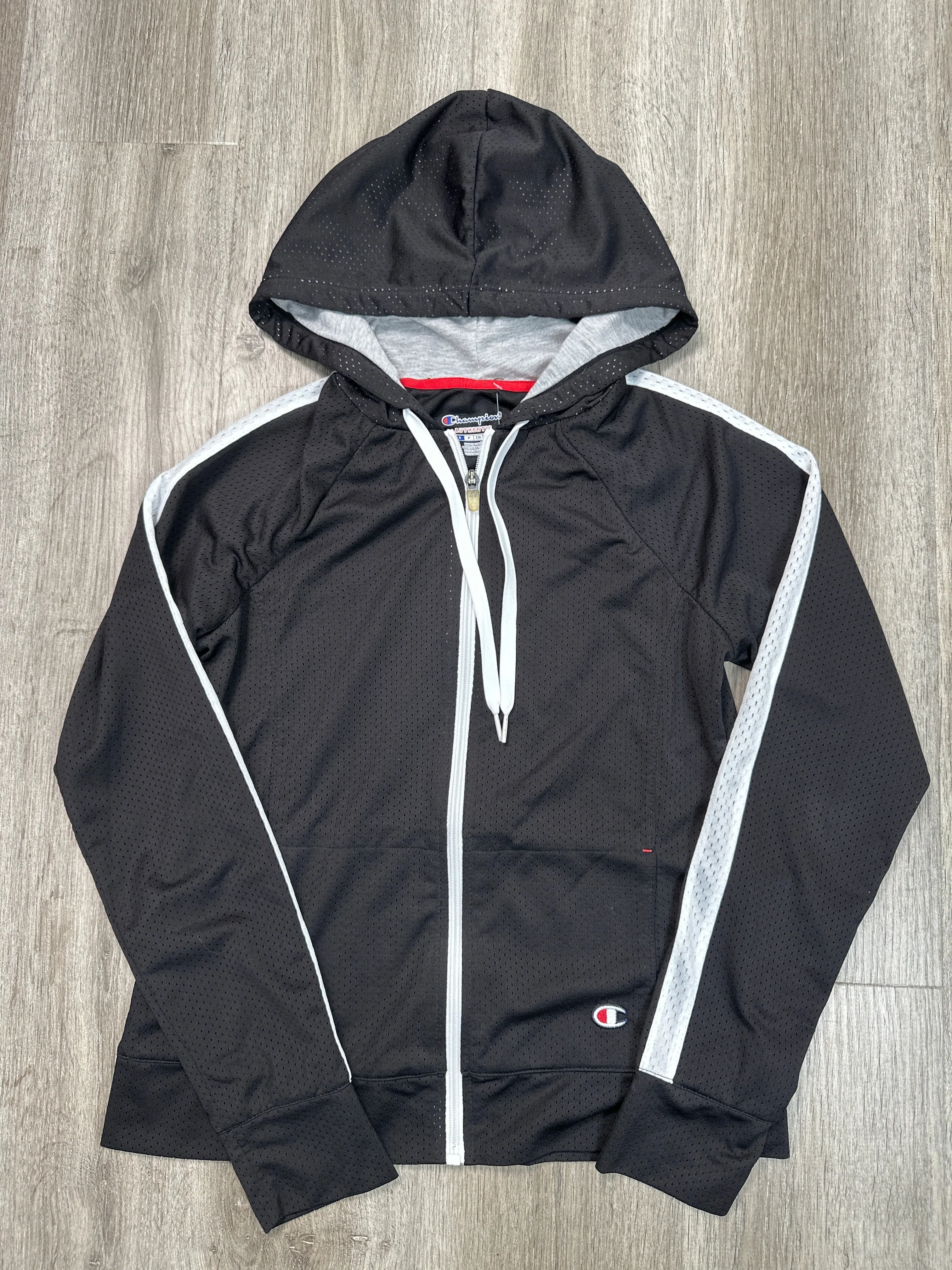 Athletic Jacket By Champion In Black, Size: S