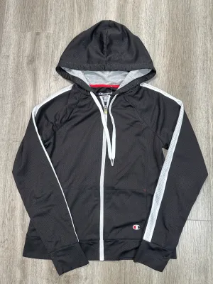 Athletic Jacket By Champion In Black, Size: S