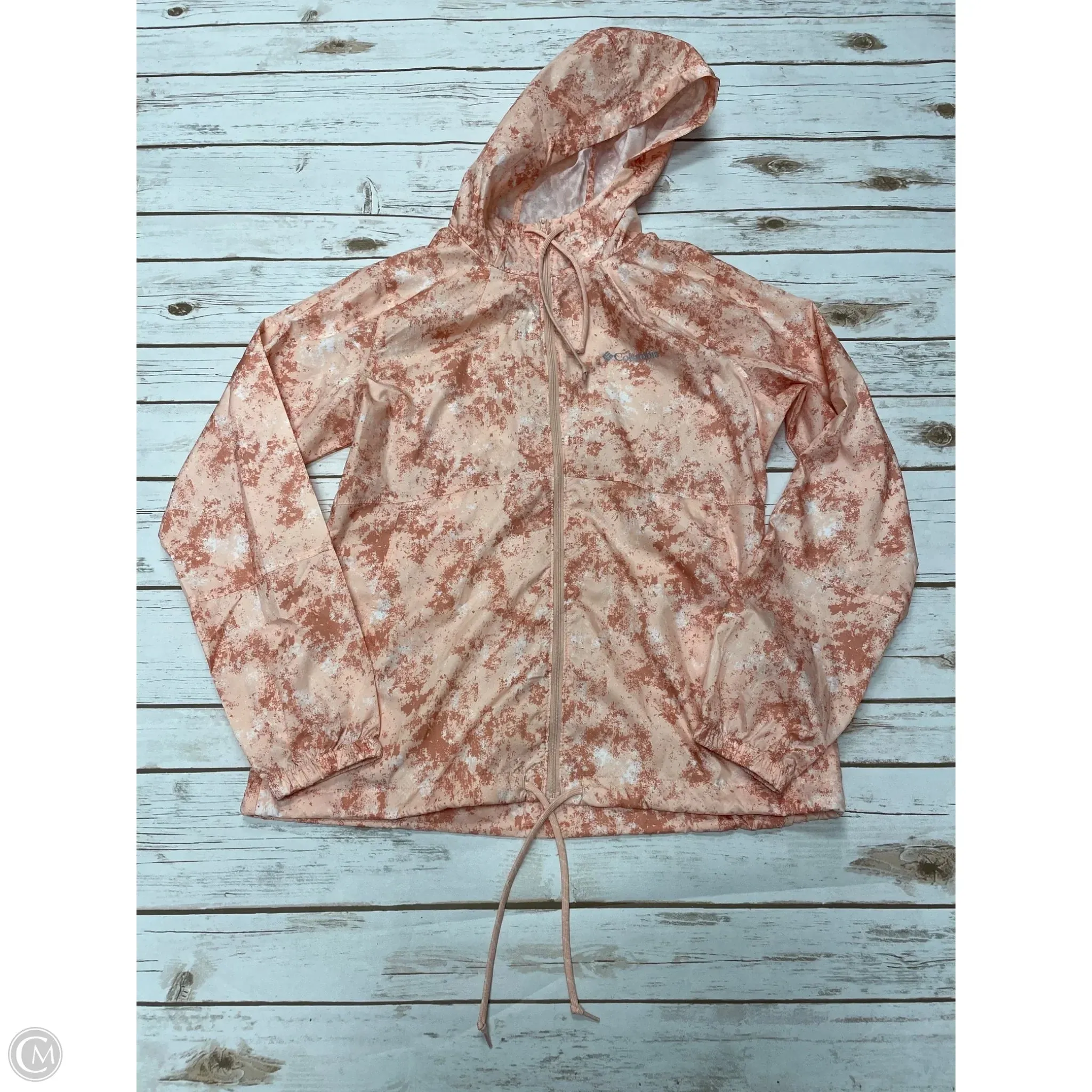 Athletic Jacket By Columbia In Orange, Size: S