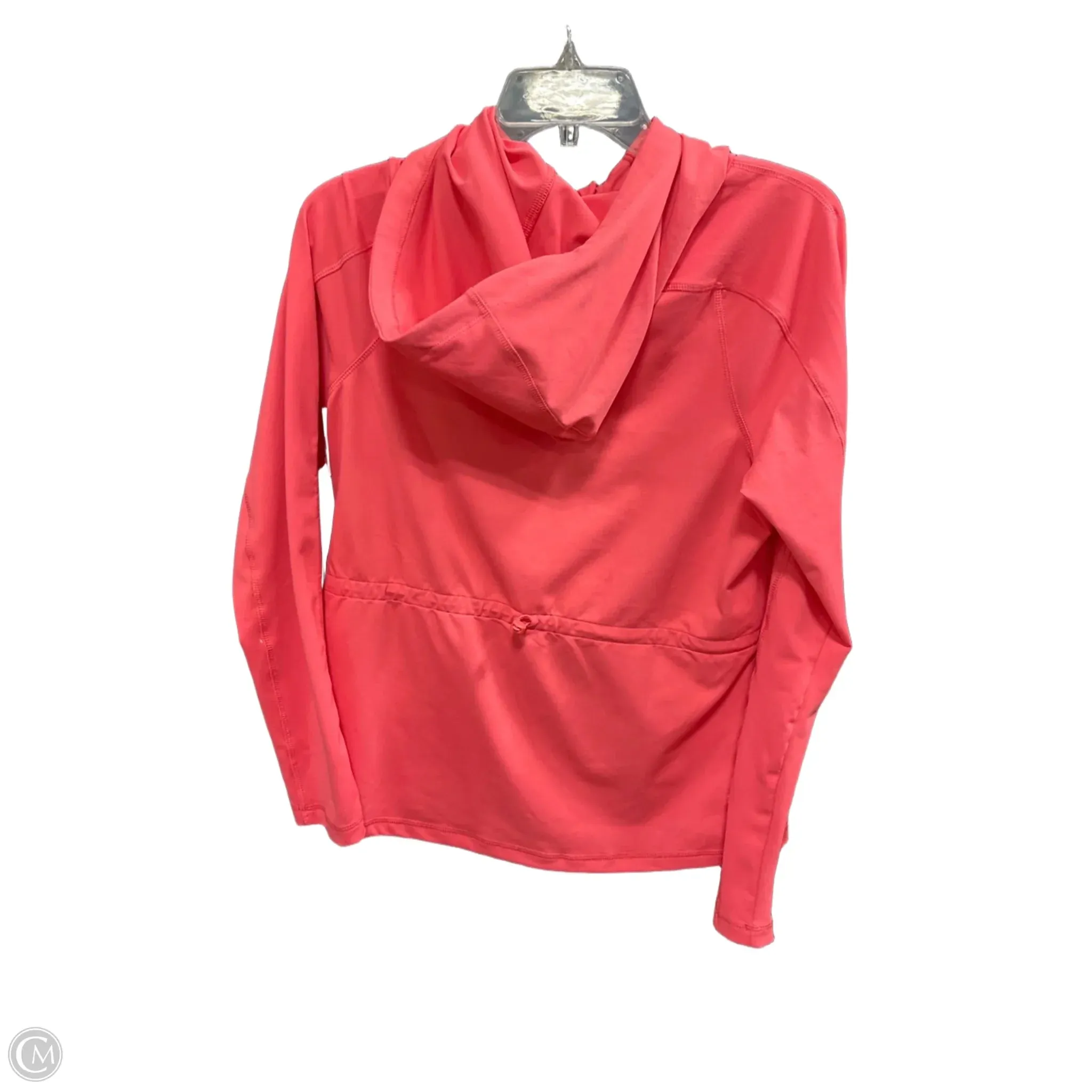 Athletic Jacket By Layer 8 In Coral, Size: M