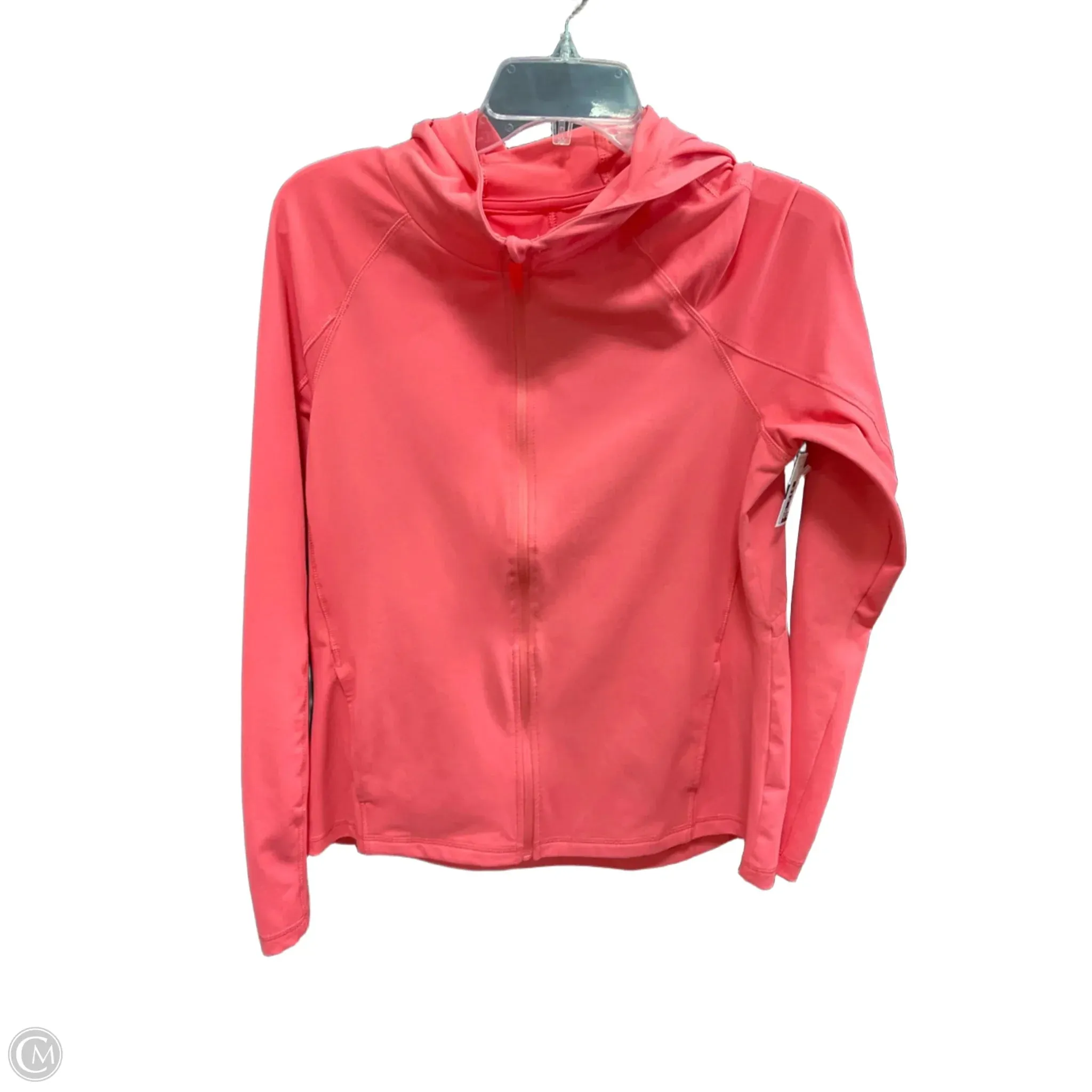 Athletic Jacket By Layer 8 In Coral, Size: M