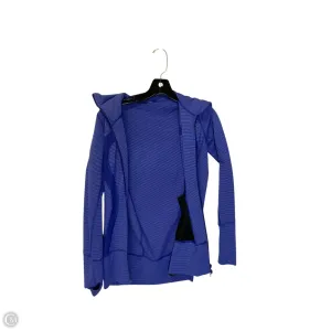 Athletic Jacket By Lululemon In Blue, Size: 2