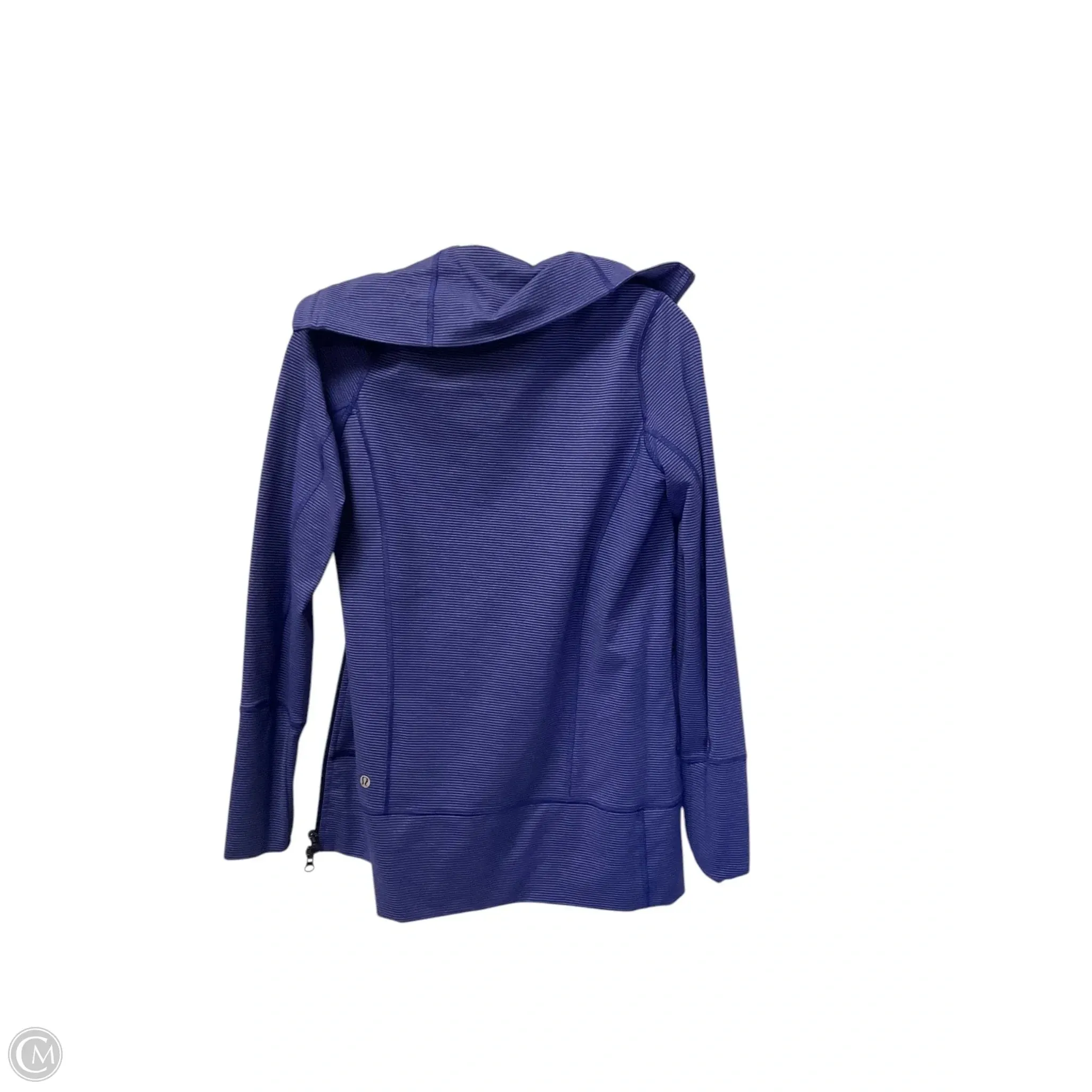 Athletic Jacket By Lululemon In Blue, Size: 2