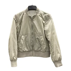 Athletic Jacket By Lululemon In Tan, Size:M