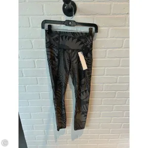 Athletic Leggings By Athleta In Black & Grey, Size: 0