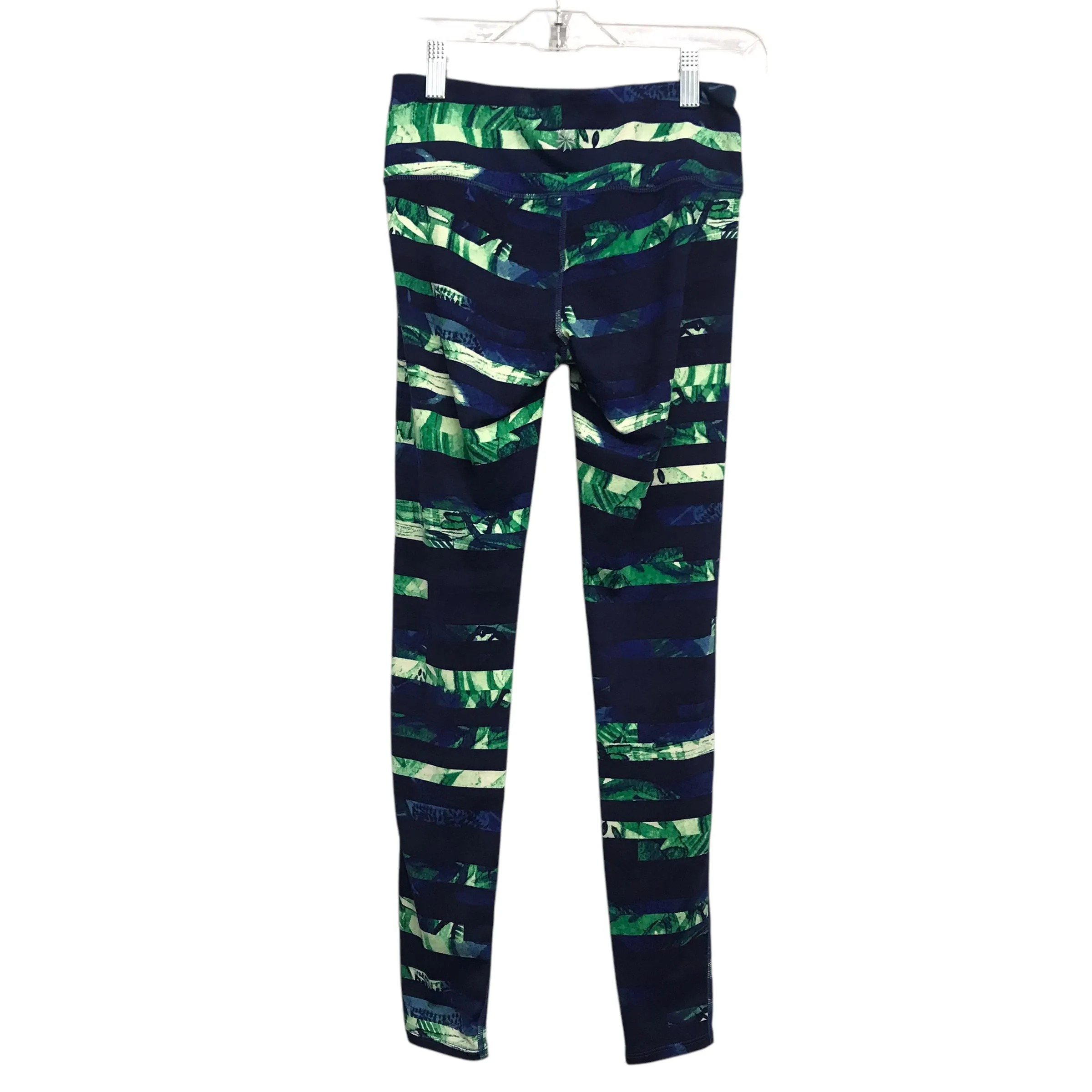 Athletic Leggings By Athleta In Blue & Green, Size:Xs