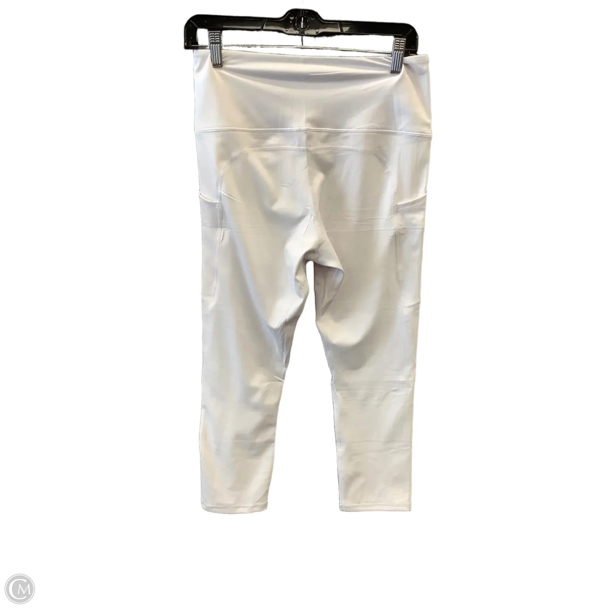 Athletic Leggings By Clothes Mentor In White, Size: L