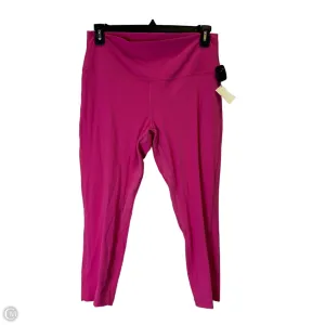 Athletic Leggings By Lululemon In Pink, Size: 14