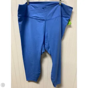 Athletic Leggings By Old Navy In Blue, Size: 3x