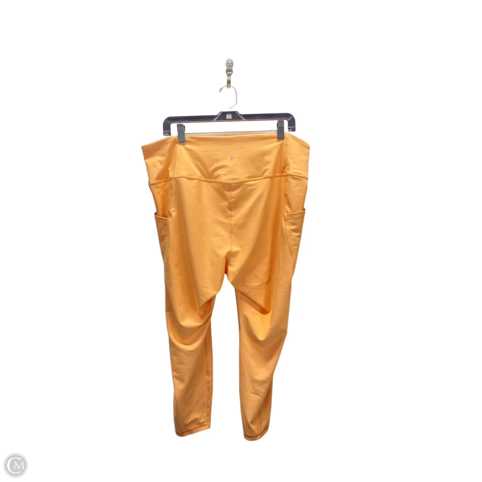 Athletic Leggings By Old Navy In Orange, Size: Xxl