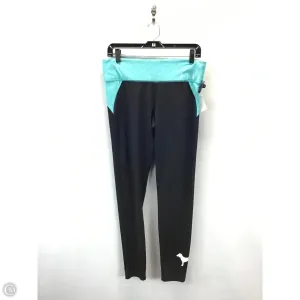 Athletic Leggings By Pink In Black & Blue, Size: M