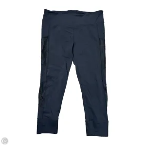 Athletic Leggings By Zyia In Black, Size: Xl
