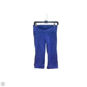 Athletic Leggings Capris By Athleta In Blue, Size: M