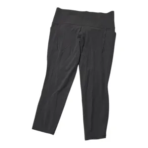Athletic Leggings Capris By Athleta In Taupe, Size:L