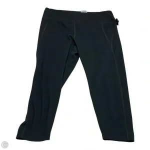 Athletic Leggings Capris By Girlfriend Collective In Black, Size: 3x