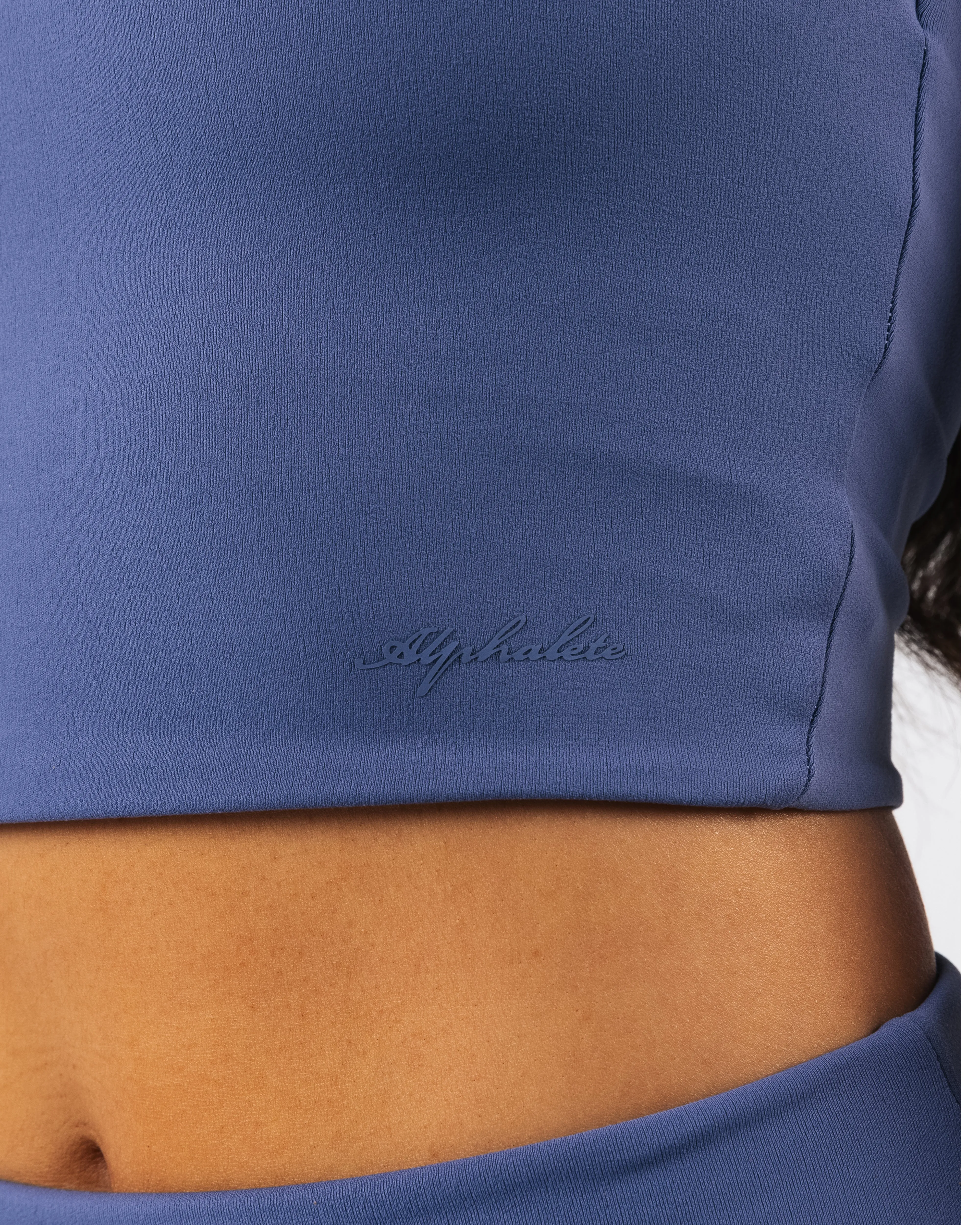 Aura Lilly Tank - Dusty Blue Alphalete Athletics