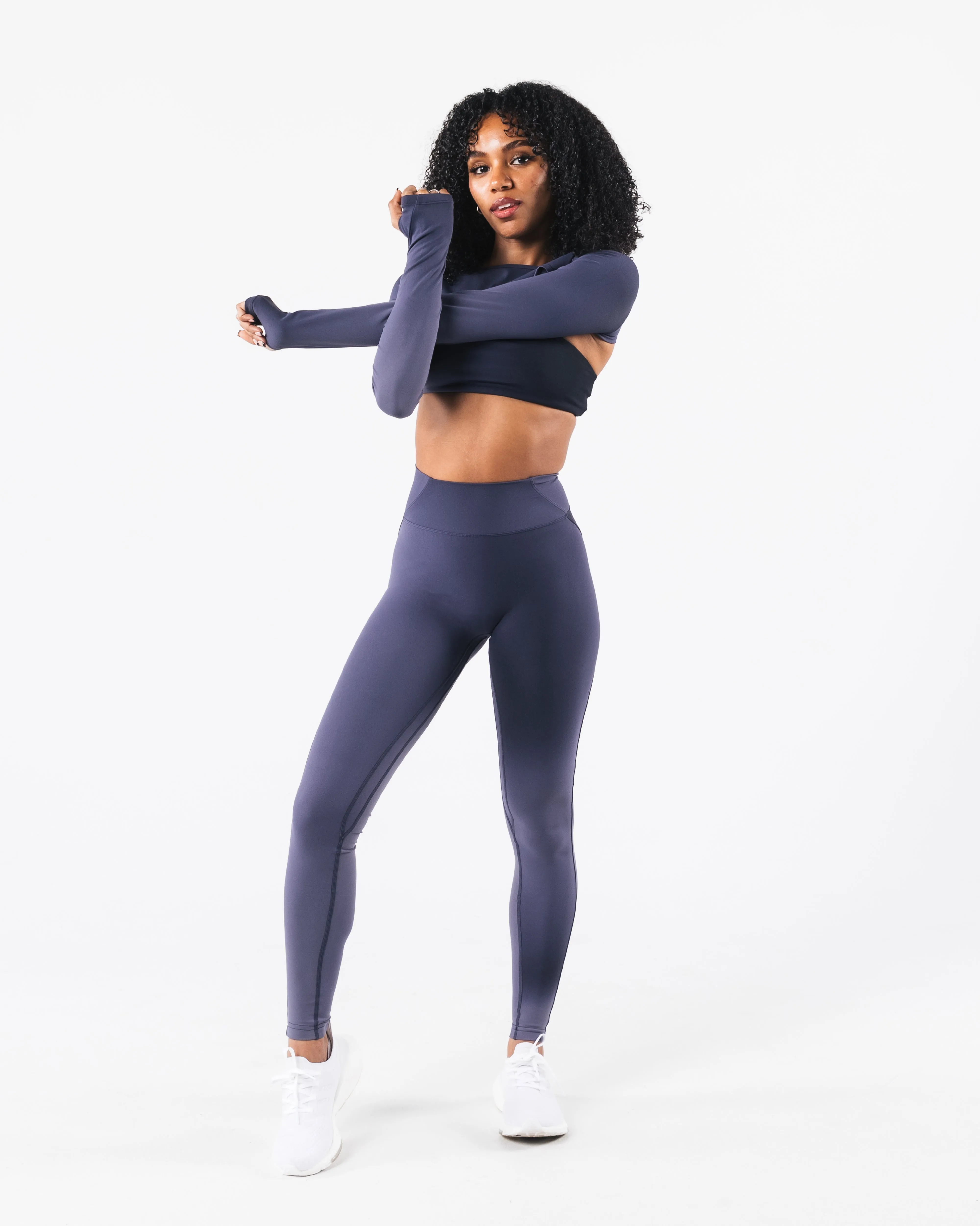 Aura Shrug LS - Aura Blizzard Print Alphalete Athletics