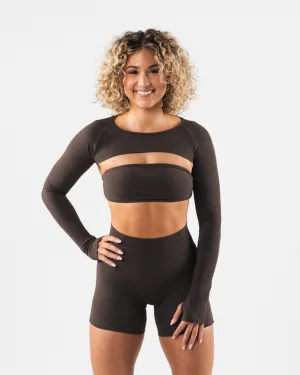 Aura Shrug LS - Cashmere Alphalete Athletics
