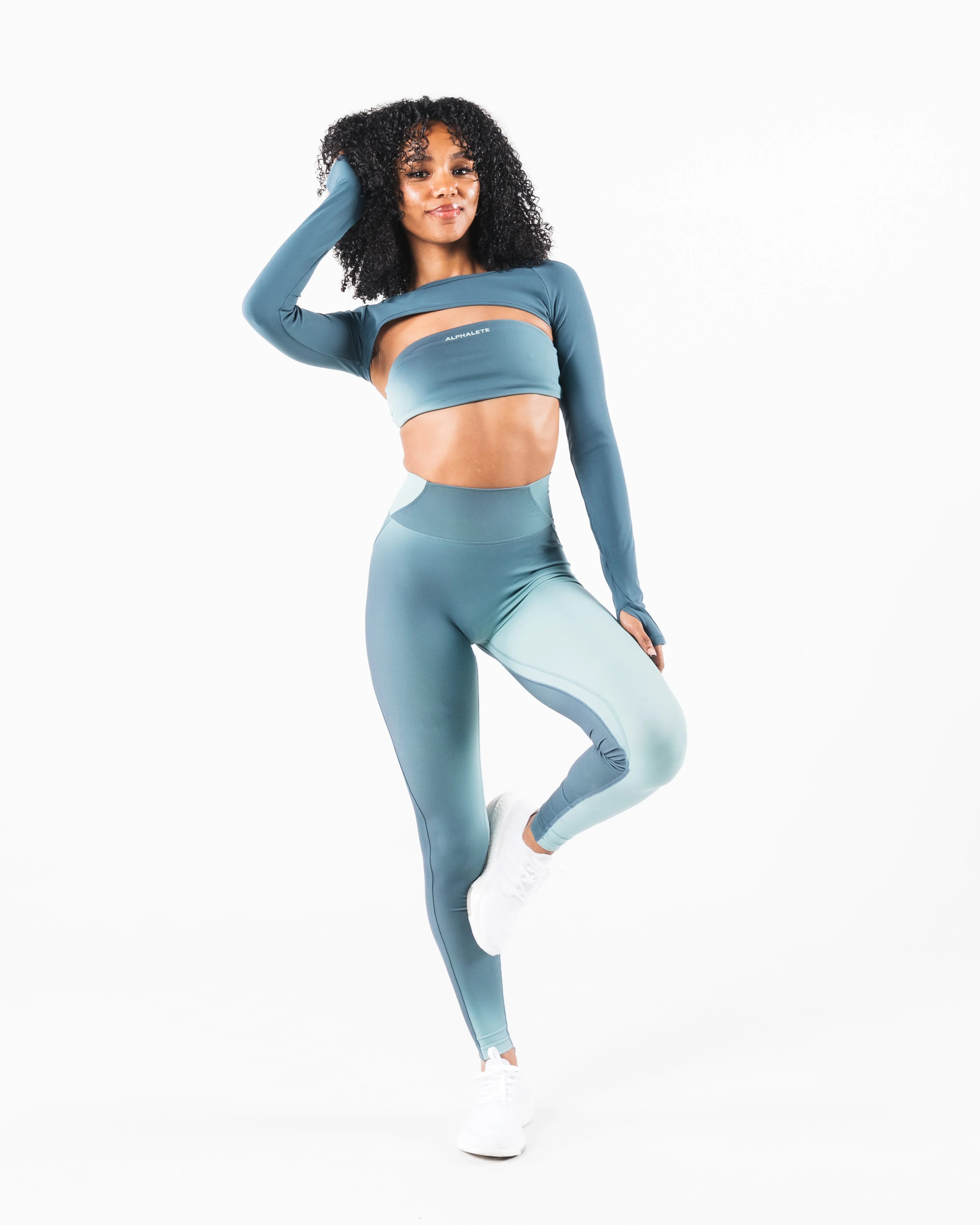 Aura Shrug LS - Glacial Lake Alphalete Athletics