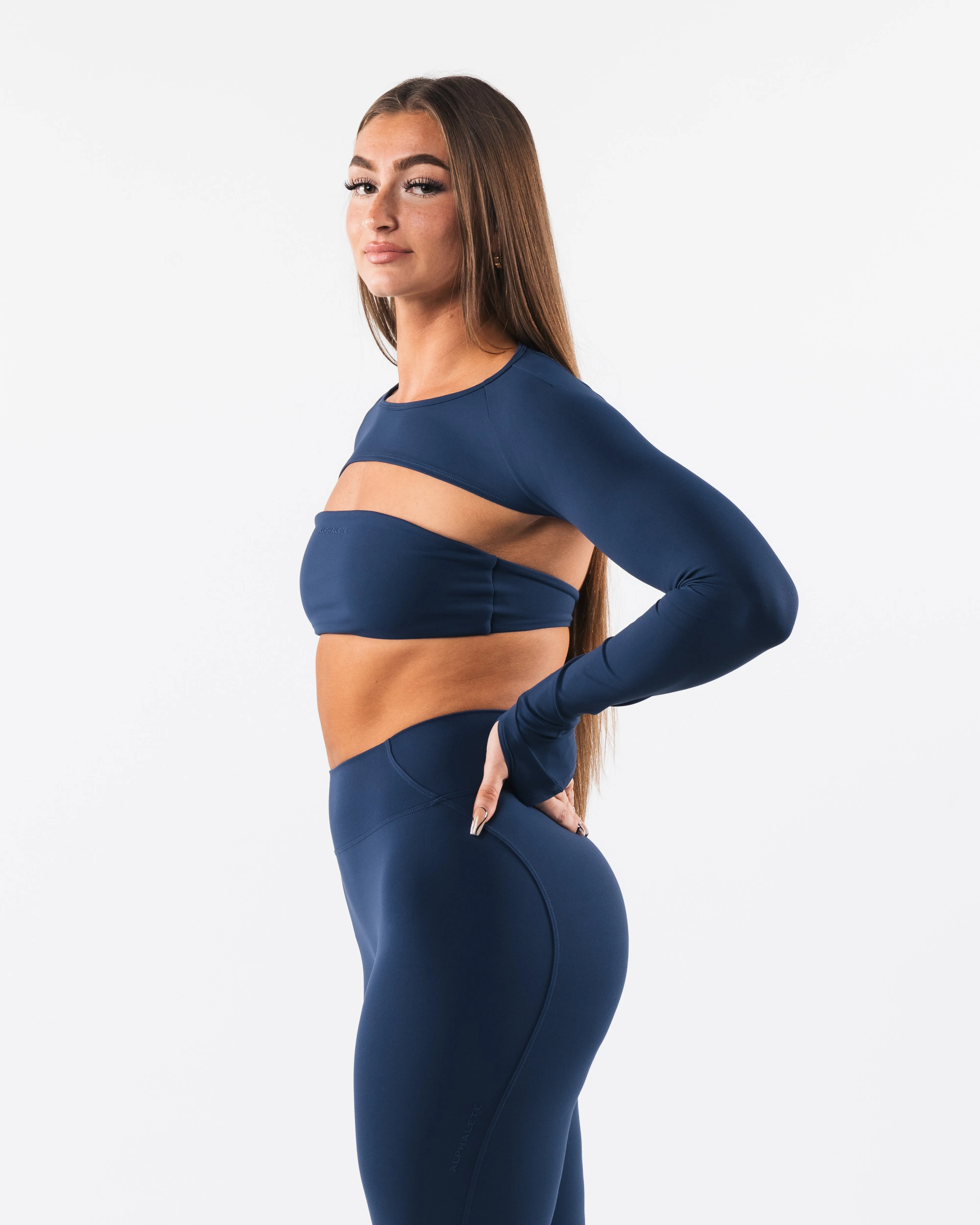 Aura Shrug LS - Ink Alphalete Athletics