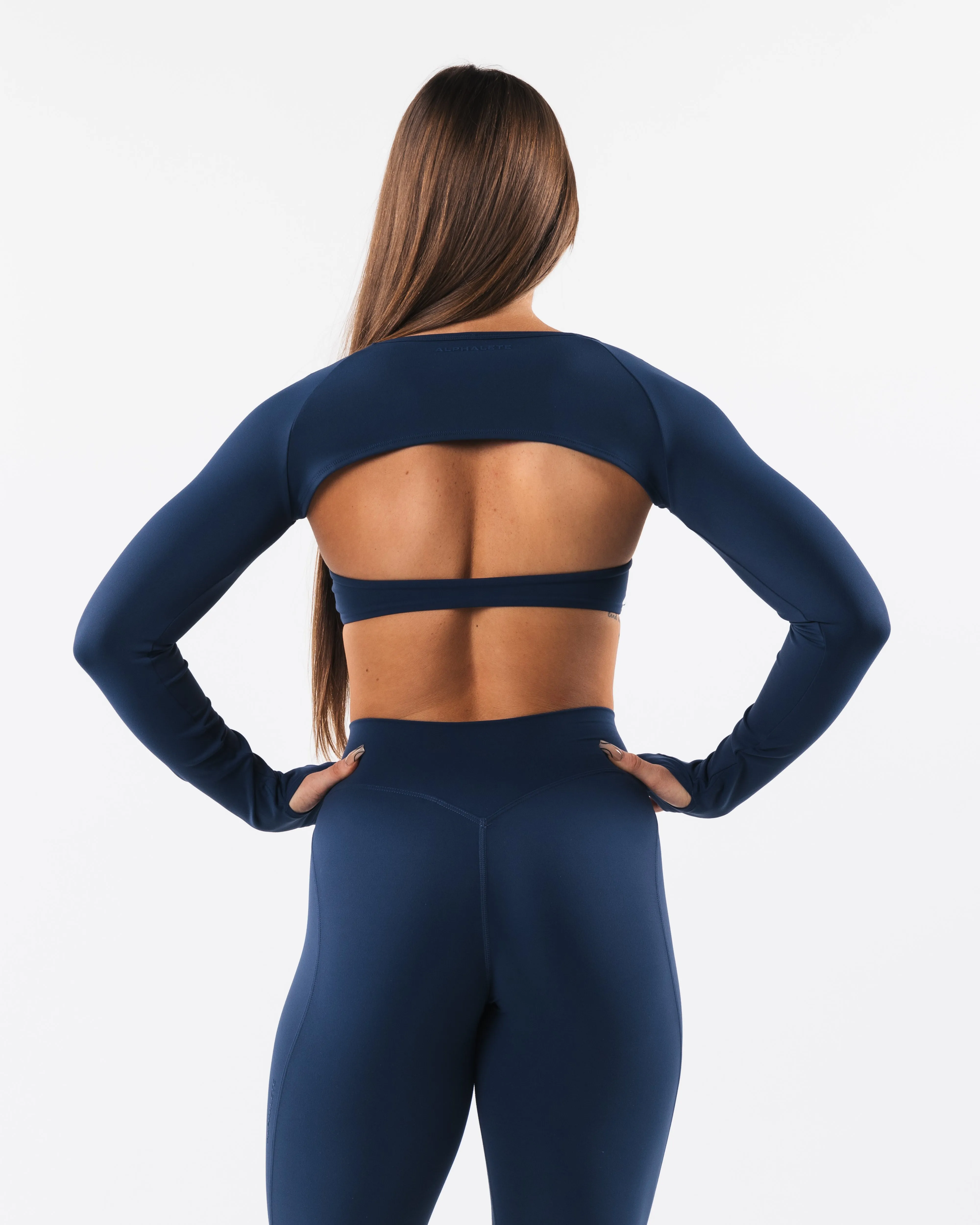 Aura Shrug LS - Ink Alphalete Athletics