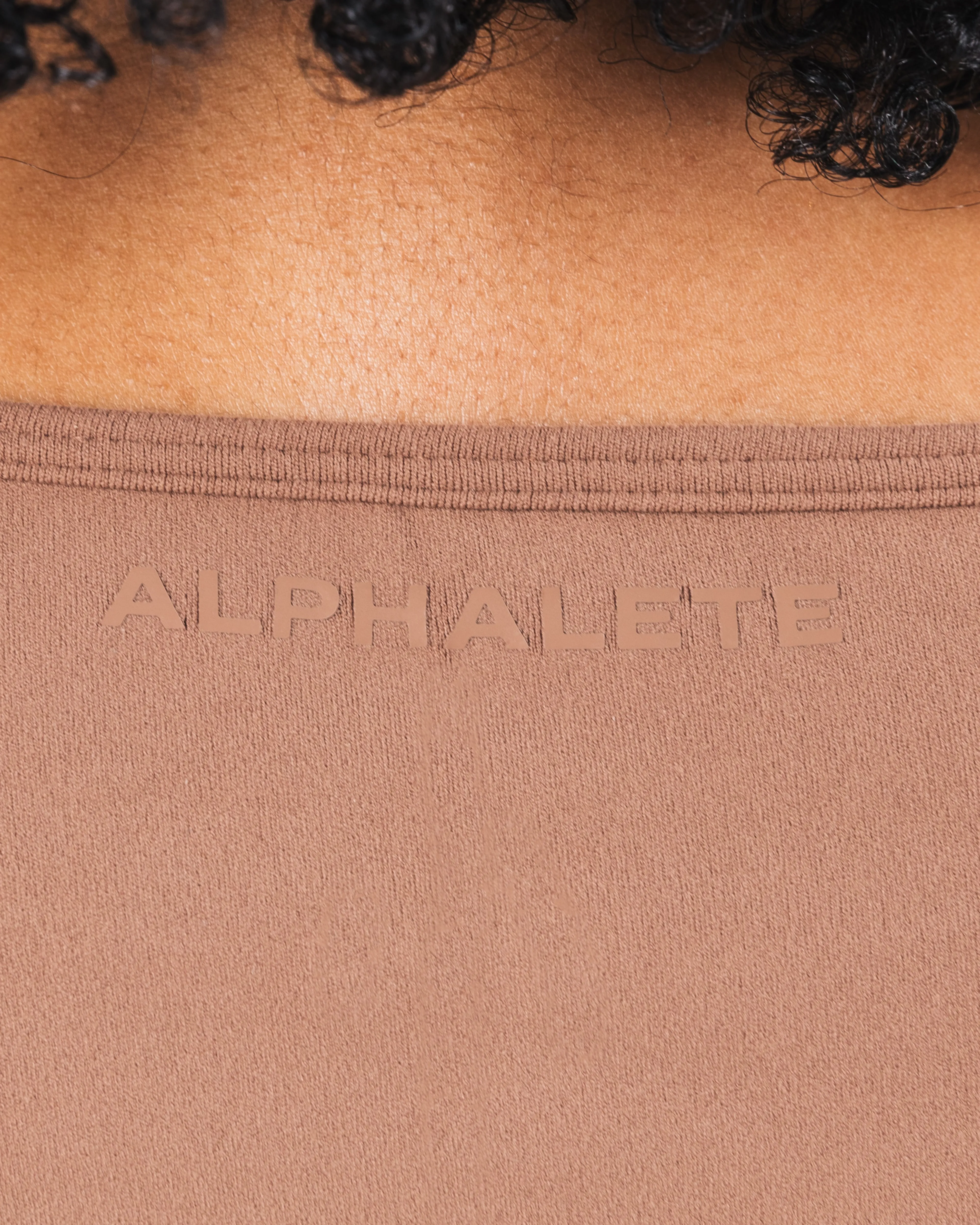 Aura Shrug LS - Oak Alphalete Athletics