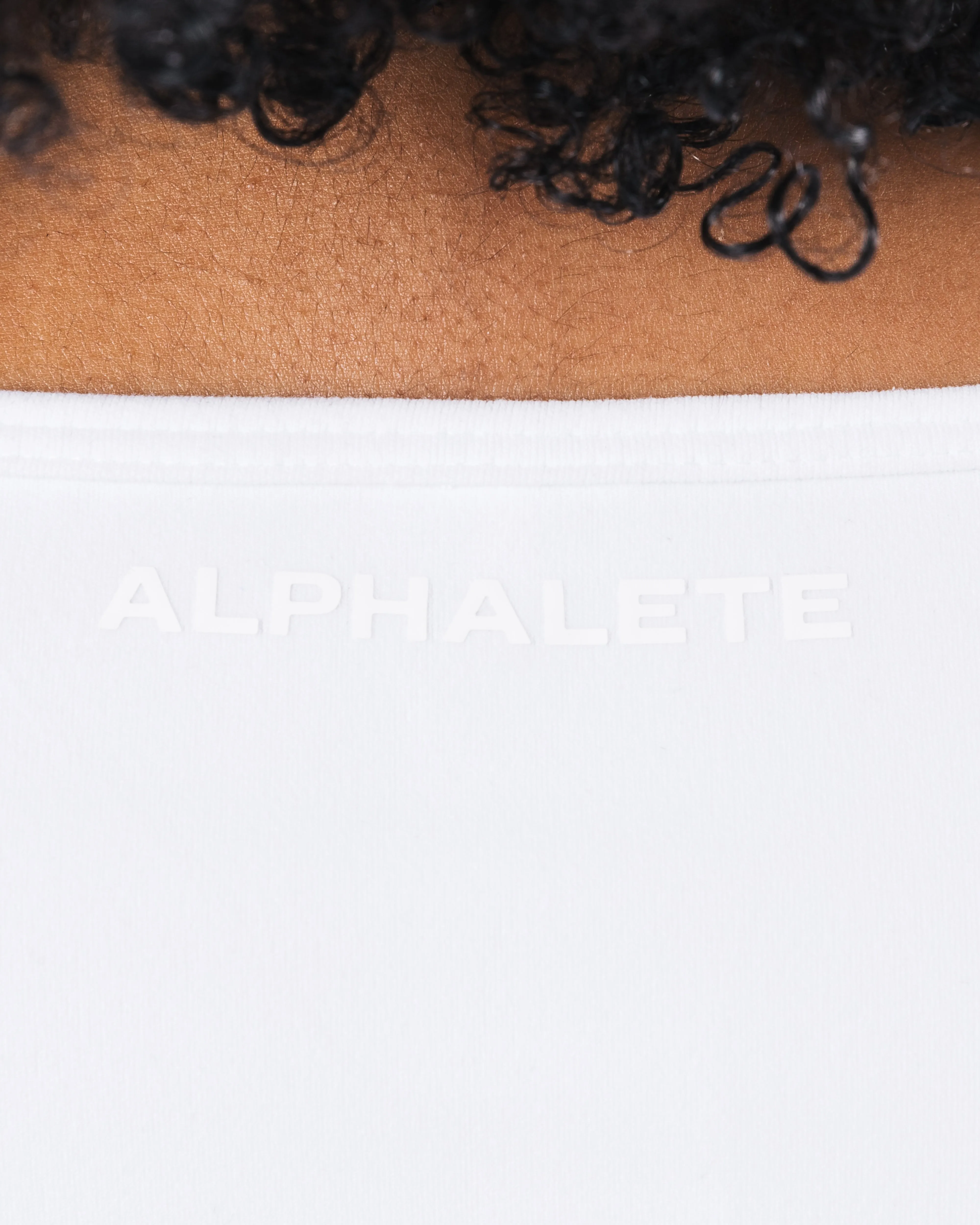 Aura Shrug LS - White Alphalete Athletics