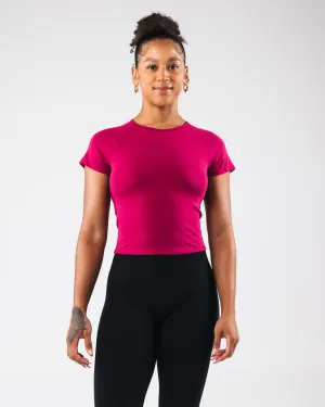 Baby Tee - Berry Alphalete Athletics