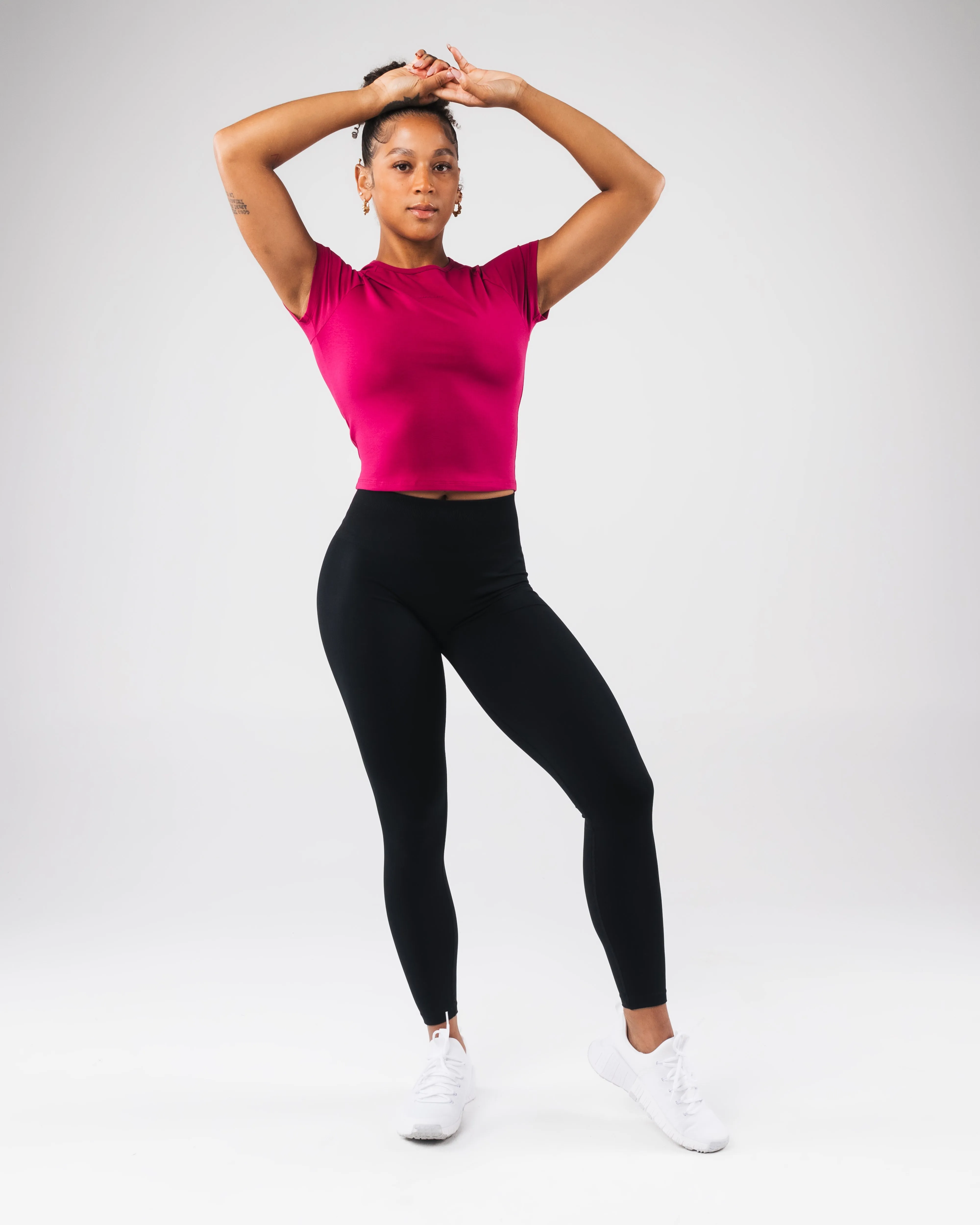 Baby Tee - Berry Alphalete Athletics
