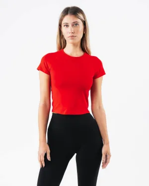 Baby Tee - Formula Red Alphalete Athletics