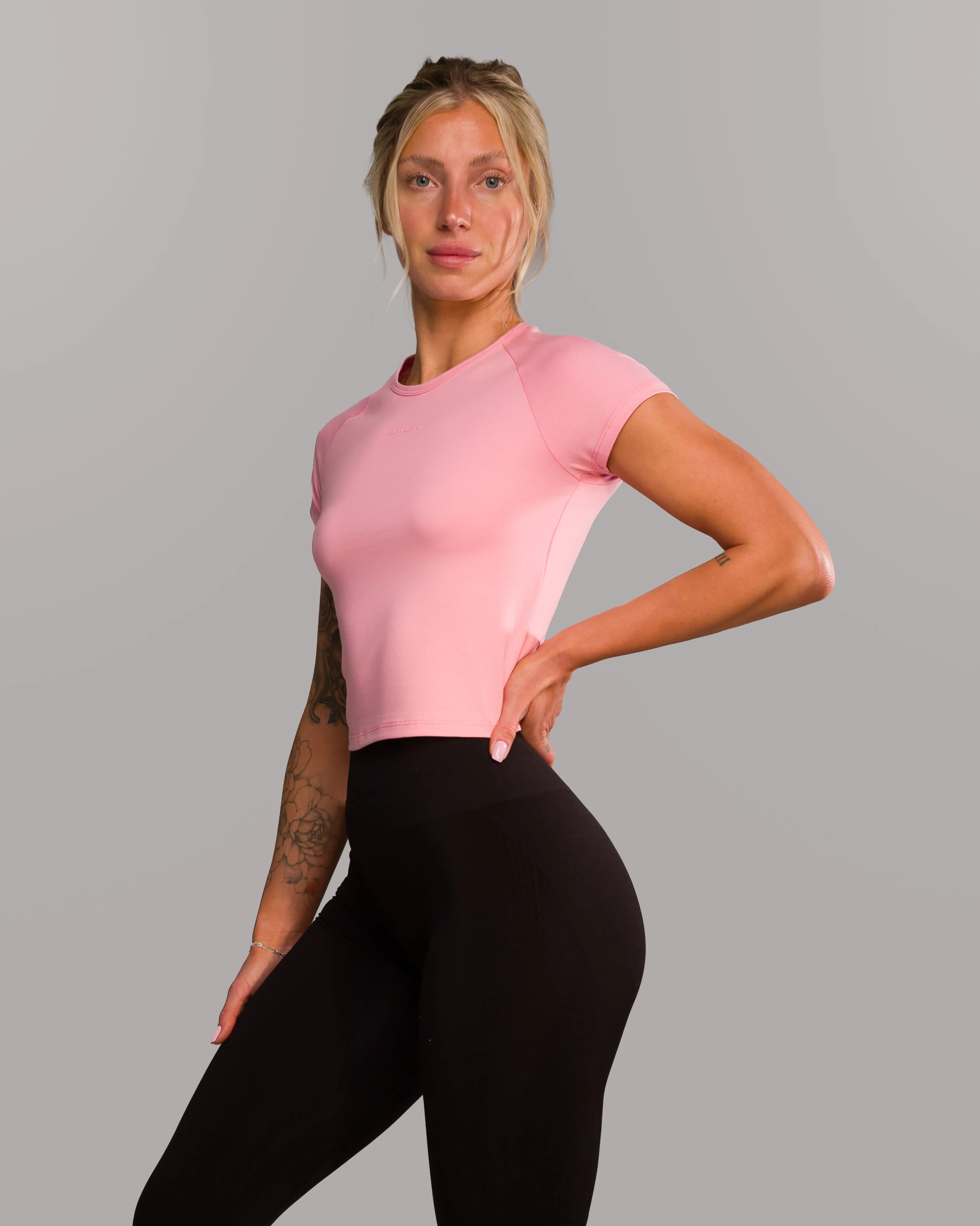 Baby Tee - Rose Alphalete Athletics