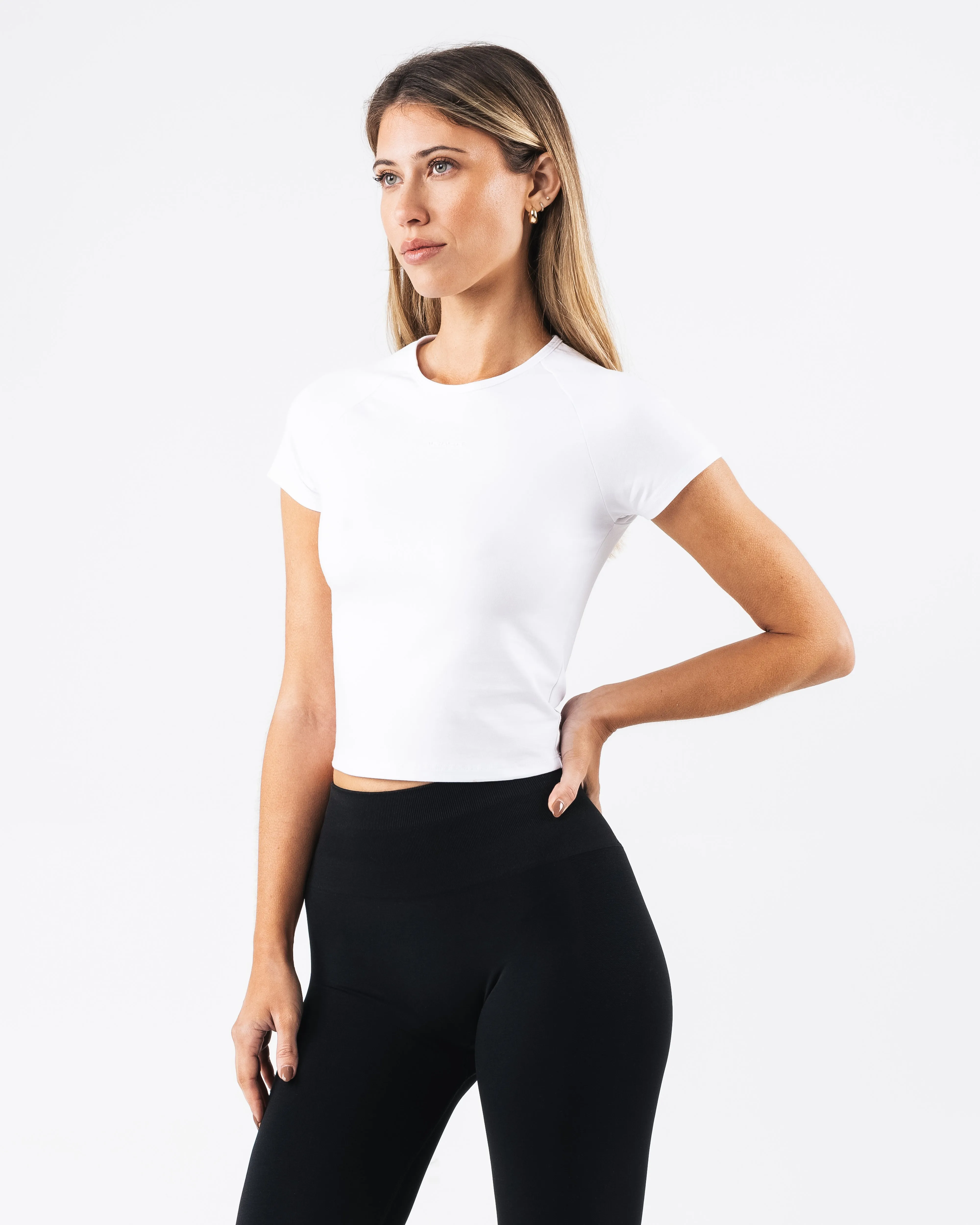Baby Tee - White Alphalete Athletics
